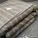 INGEROOM 9x12 Washable Area Rugs, Beige Geometric Area Rug for Living Room Bedroom, Modern Neutral Area Rug, Large Non-Slip Indoor Floor Carpet for High Traffic Areas, Kitchen, Dining Room