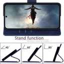 3 x SUANPOT for Samsung Galaxy S24 Plus/S24+ Wallet case with RFID Blocking Credit Card Holder,Flip Book PU Leather Protective Cover Women Men for Samsung S24Plus Phone case Blue