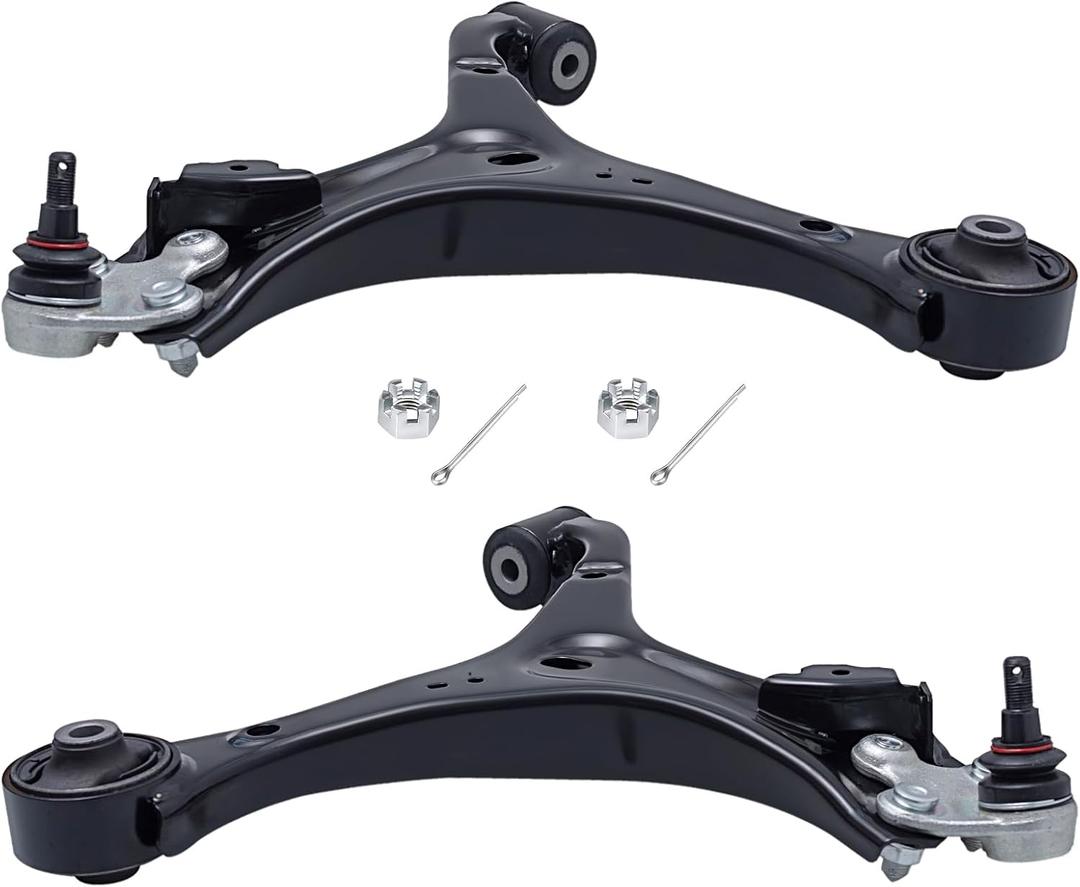 TUCAREST 520-695 520-696 (Pair) Front Lower Control Arm and Ball Joint Assembly Fit For 2012-2015 Ho-nda Civic, 13-15 Ac-ura ILX [# 51360TR7A51 51350TX7A02 51360TR7A11 51350TR7A11 K623612 K623613]