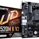 GIGABYTE A520M K V2 (REV. 1.0) CHIPSET AMD A520 AM4, MATX, DDR4 - A520M K V2 1.0 MAE Card