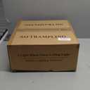 Black Semi Flush Mount Ceiling Light,Farmhouse Kitchen Light Fixture,3-Light Modern Glass Close to Ceiling Lights for Hallway Entryway Dining Room Foyer Bedroom Laundry,15 Inch