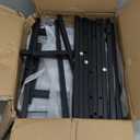 HOOBRO Narrow Console Table, 29.5" Small Entryway Table, Thin Sofa Side Display Table, for Hallway, Bedroom, Living Room, Foyer, Rustic Brown and Black BF75XG01