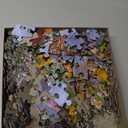 Bits and Pieces 300 Piece Jigsaw Puzzle for Adults Spring Cabin - Forrest River Boat Pier Flower Tree Nature Bloom Jigsaw Puzzle by Artist Bigelow Illustrations, Completed Puzzle Size: 18" x 24"