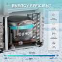 EUHOMY 12 Volt Refrigerator, 48QT(45L) Electric Cooler, 12V Fridge APP Control, 12V Cooler -4~68, Portable Freezer 12/24V DC 100-240V AC for Camping, Travel, Truck, Home