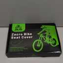 Zacro Bike Seat Cushion - Gel Padded Bike Seat Cover for Men Women Comfort, Extra Soft Exercise Bicycle Seat Compatible with Peloton, Outdoor & Indoor Bike Saddles (Black)