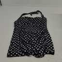 Tempt Me Women Tummy Control One Piece Swimsuits with Shorts Boyleg Retro Bathing Suit Halter Swimwear (X-Large, Polka Dot)