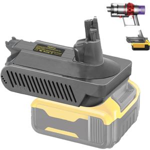 Upgrade for Dyson V10 Battery Adapter Replacement, for Dewalt 20V Battery Work for Dyson V10 SV12 Series Vacuum Cleaner (Adapter Only)