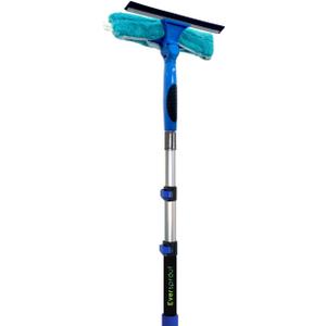 EVERSPROUT 5-to-12 Foot Swivel Squeegee & Microfiber Glass Window Scrubber, Window Squeegee & Window Cleaning Kit, Light-Weight Window Washing Kit with Extension Pole, Squeegee for Window Cleaning (13 feet)