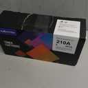 210A Black Toner Cartridge 2 Pack (with Chip) Compatible Replacement for HP 210A 210X for Color LaserJet Pro MFP 4301fdw 4301fdn Pro 4201dw 4201dn Series Printer Ink W2100A W2100X High Yield