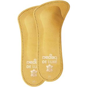 Pedag 123 De Luxe 3/4 Leather Orthotic with Metatarsal Pad, Longitudinal Arch Support, Tan, Women's 11/Men's 8