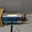 Happybuy 1.5 Gallon Stainless Steel Sprayer, 16" Wand&3.3FT Reinforced Hose, Hand Pump Sprayer with Pressure Gauge, Safety Valve&Adjustable Nozzle, Weed Sprayers for Lawn, Gardening & Sanitizing