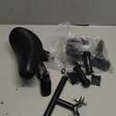 Front Mounted Bicycle Seats for Children, Kid Bike Seat Mountain with Handlebars Foot Pedals for Children 2~5 Years (Black)