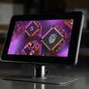 KKSB Display Stand for Raspberry Pi 5 Touch Display 2 with Case for HATs