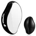Crystal Hair Eraser for Women and Men, Reusable Crystal Hair Remover Magic Painless Exfoliation Hair Removal Tool, Magic Hair Eraser for Back Arms Legs (Black)