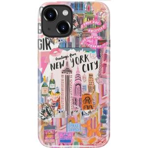 Esdot Cute Case for iPhone 15 Plus,Compatible with Magsafe,Trendy Floral