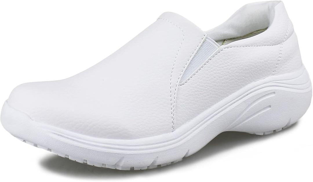 Hawkwell Women's Slip On Lightweight Slip Resistant Comfort Nursing Shoes (10)