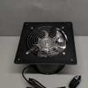 8 Inch Exhaust Fan,530CFM Kitchen Exhaust Fan with Speed Controller,110V 80W Wall Mounted Vent Fans with Damper for Shop, Smoking Room, Industrial Ventilation Use (8-inch Black)