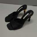 Steve Madden Women's Sia Heeled Sandal (7, Black)