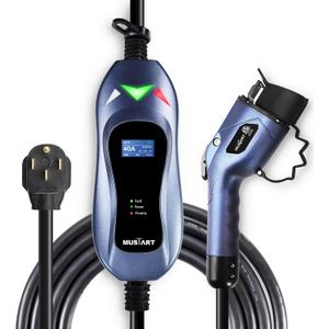 Level 2 EV Charger, 40A, 240V with 25ft Cable Fast, Reliable Home Charging for All SAE J1772 EVs