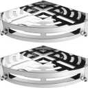NearMoon Bathroom Corner Shelf Shower Caddy 2 Pack, No Drill 304 Stainless Steel Shower Organizer with 2 Hooks (Chrome)