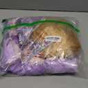 Luzlen Purple Princess Costume for Girls Kids Dress up Outfit with Wig Halloween Birthday Party size 110