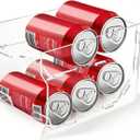 Mini Fridge Soda Can Organizer, Mini Fridge Soda Holder, Mini Fridge Can Organizer for Canned Food Beer Can Hold up to 6 Drinks