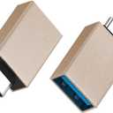 TEC USB C to USB 3.1 Adapter (2 Pieces Set) OTG Adapter High-Speed Data Transfer Up to 18Gbps USB 3.1 Female
