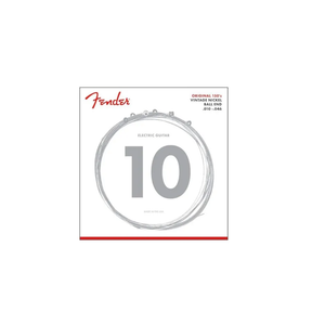 Fender Original 150 Electric Guitar Strings, Pure Nickel Wound, Ball End, 150R .010-.046
