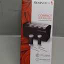Remington Compact Ceramic Dual Voltage Hot Rollers for Long and Short Hair, Hair Setters, Hair Curlers, 1-1 " Purple/Black, 10 Piece Set