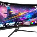 Z-Edge 34" Curved Gaming Monitor, WQHD 1440P 165Hz 144Hz PC Monitor, MPRT 1ms, 21:9 Aspect Ratio, 1500R, 16.7M Colors, 3000:1 Contrast, UG34 Frameless Bezel, 2X DP 1.4 Ports and 2X HDMI 2.0 Port
