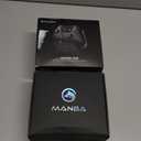 ManbaOne Interactive Screen Wireless Gaming Controller for PC/Switch/Switch 2/iOS/Android,Hall Effect Stick & Trigger,RGB Lighting,Remappable Buttons,1800mAh with Charging Dock (Black)