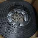 Landscape Edging Border 3 Inch Tall 100Ft with 110Pcs 8 Gauge Metal Spikes, Plastic Garden Edging Border Garden Fence Border Lawn Edging for Landscaping, Flower Bed, Tree Ring, Pathway