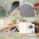 3 Pcs Flowers Kitchen Rug Set, Coquette Room Carpet Decor Bathroom Runner Rugs Soft Floral Bath Mat, Non Skid Romantic Rose Flower Area Rugs for Bath, Bedroom and Living Room