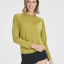 Real Essentials 4 Pack: Women's Rash Guard Sun Shirts  Long Sleeve & 1/4 Zip UPF 50+ Quick Dry UV Protection Tops (Plus) (XXL)