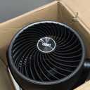 Dreo Fan for Bedroom, 12 Inches, 70ft Powerful Airflow, 28db Quiet Table Air Circulator Fans for Whole Room, 120 Adjustable Tilt, 3 Speeds, Desktop Fan for Home, Office, Kitchen (Black)