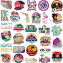 Konohan 30 Pcs Florida Souvenirs Gifts Florida Magnet for Refrigerator City Magnetic Refrigerator Stickers for Home Decoration