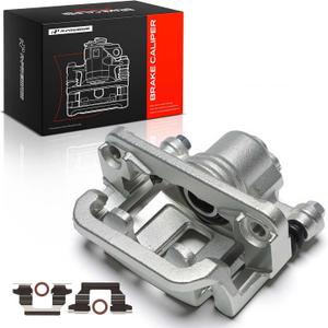2 x A-Premium Rear Right Passenger Disc Brake Caliper with Bracket Compatible with Nissan Rogue 2008-2013, Rogue Select 2014-2015, L4 2.5L, Corrosion-resistant, Direct-fit