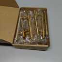 Ravinte 20 Pack 4 inch Gold Cabinet Handles Kitchen Cabinet Handles Brushed Brass Cabinet Pulls 6-3/8" Overall Length