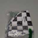 Black White Round Placemats Set of 4,Black Buffalo Plaid Round Table Mats 15 inch,Non-Slip Washable Farmhouse Check Placemats for Kitchen Dining Table Holiday Party Wedding Decoration