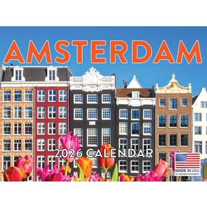 Amsterdam Calendar 2026 Monthly Wall Calender 12 Month | American Made In The USA