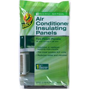 Duck Brand Air Conditioner Foam Insulating Panels, 18-Inch x 9-Inch x 7/8-Inch Each, 1286294
