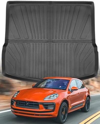 for Porsche Macan 2015-2024 2025 Trunk Mats Cargo Liner All Weather Protector Heavy Duty TPE Waterproof Anti-Slip Car Mats for Porsche Macan 2016 2017 2018 2019 2020 2021 2022 2023 Accessories