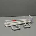 Baby Bed Rail Guard for Toddlers -46" Toddler Bed Rails for Twin, Full, Queen, King Bunk Size Bed Swing Down Bedrail Extral Tall Child Safety Side Railing Guards for Kids (47 Inch, White)