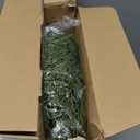 Christmas Placemats Set of 6 Round Greenery Place Mats Xmas Circular Artificial Wreath Dining Table Decor Winter Fake Plants Branches Mats for Kitchen Accessories (Pine Needles)