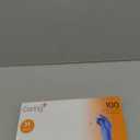 Caring Nitrile Exam Gloves, Blue, Powder-Free, Disposable Gloves for Medical Care, First Aid, Cleaning, Food Prep (Medium (Pack of 100))