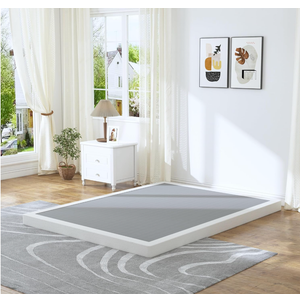 HOBINCHE Low Profile Box Spring King Size, 3 Inch Box Spring for King Bed, Heavy Duty Mattress Foundation, Metal Bed Base/Noise Free/Non-Slip/Easy Assembly