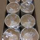 SIUQ 400 Pack 3 oz Kraft Paper Cups, Disposable Bathroom Cups, Mini Mouthwash Cups, Hot/Cold Beverage Drinking Cup for Gargle Espresso Juice Medicine (Brown)