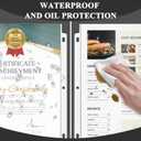 2 x Clear Sheet Protectors for 3 Ring Binder, Plastic Sleeves for Paper 8.5x11, Heavy Duty Page Protectors for 3 Ring Binder, Top Loading Paper Protector for Documents and Photos,Letter Size.