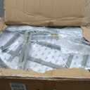 32" Round Folding Table, Portable Bar Height Folding Table with Detachable Legs, Round Foldable Table with HDPE Top for Standing Parties, Balcony, Event, Indoor Outdoor Use (White, 2 Pack)