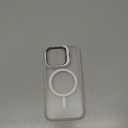 Ghostek KickCam iPhone 15 Pro Case with Camera Kickstand and Compatible with Apple MagSafe, Shockproof Protective Phone Cover (6.1 Inch, White)